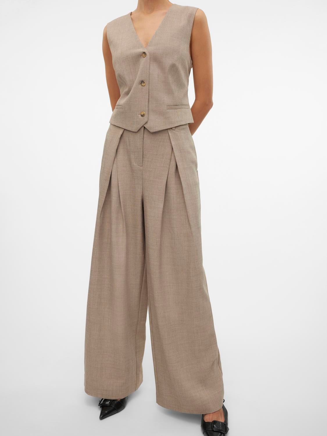 10310074/Taupe Gray VERO MODA