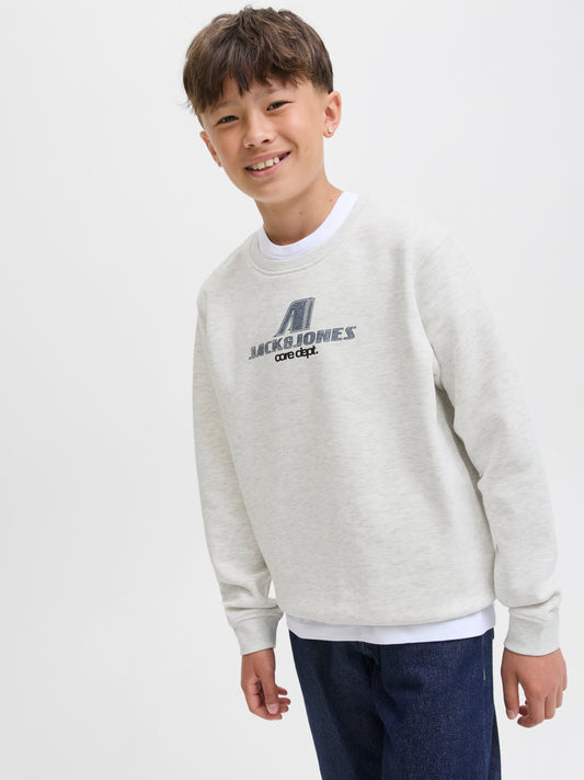 12284002/White Melange JACK JONES KIDS