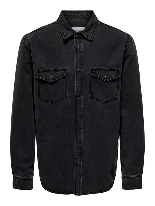 22023247/Dark Grey Denim ONLY&SONS