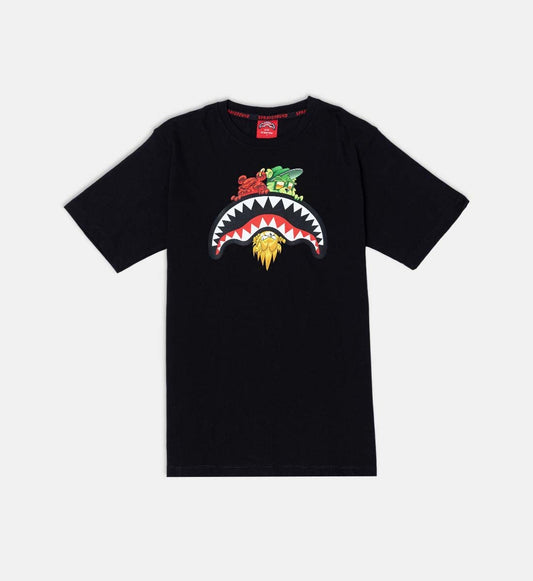 SHARKS IN PARIS CHARACTERS SNEAKIN TSHIRT 