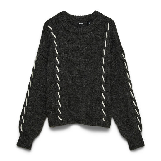 10334866/Dark Grey Melange VERO MODA