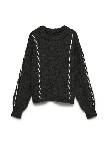 10334866/Dark Grey Melange VERO MODA