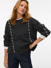 10334866/Dark Grey Melange VERO MODA