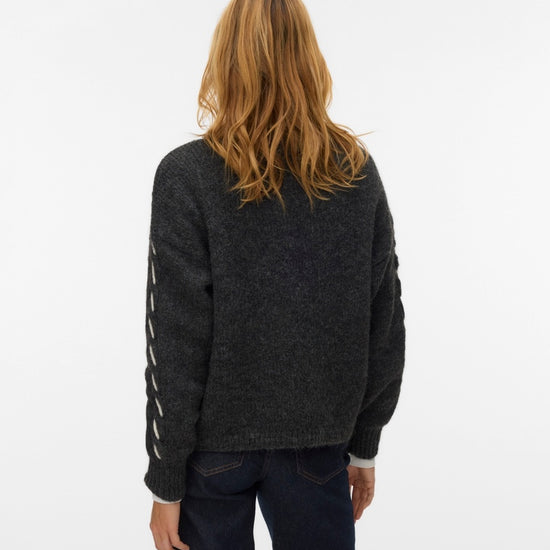 10334866/Dark Grey Melange VERO MODA