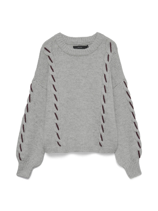 10334866/Light Grey Melange VERO MODA