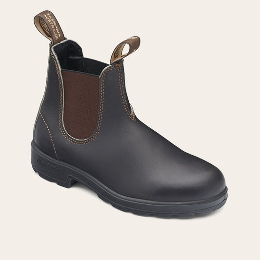 500/STOUT BROWN LEATHER BLUNDSTONE