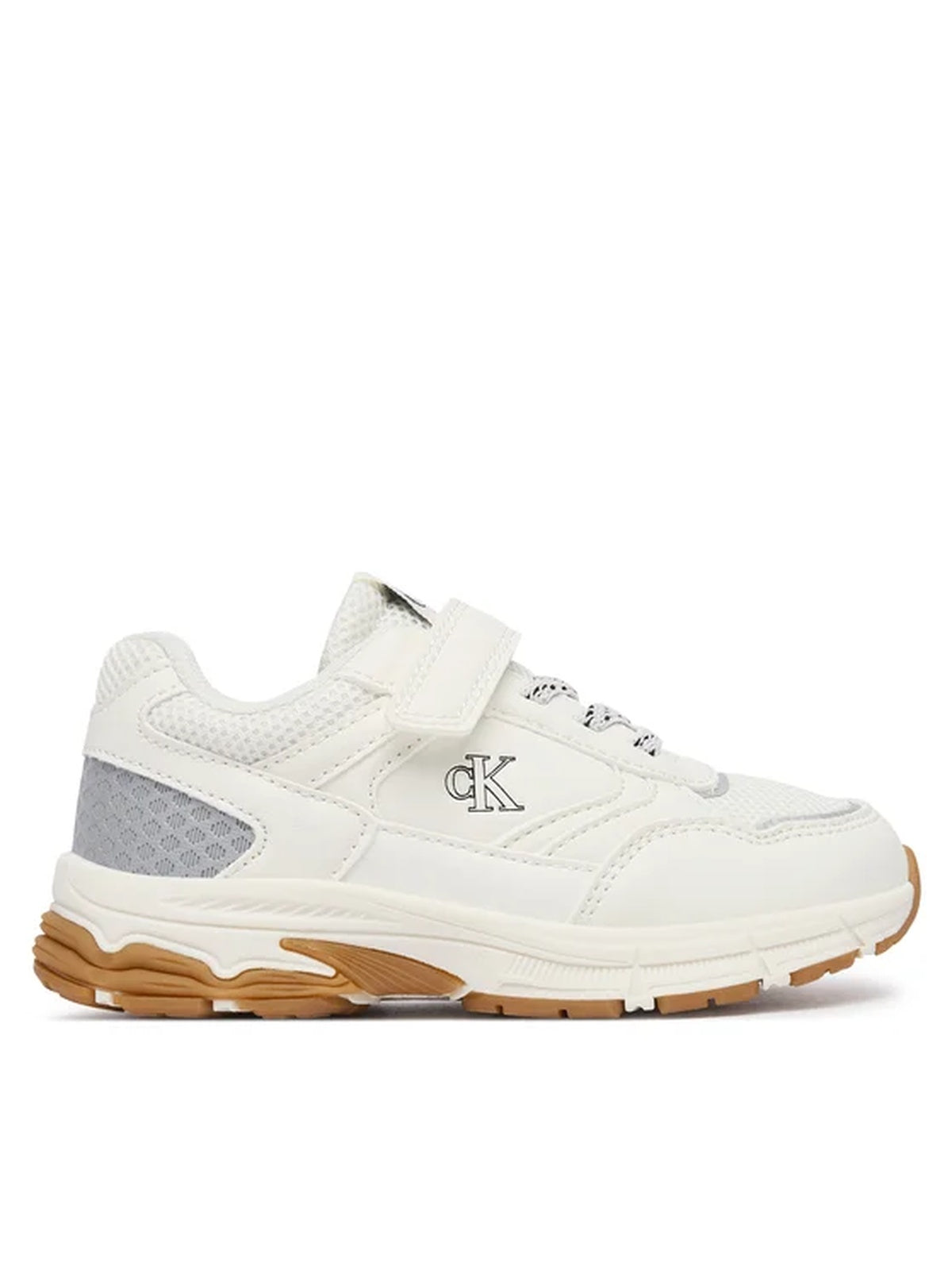 SNEAKER BASSA LACCI/VELCRO 