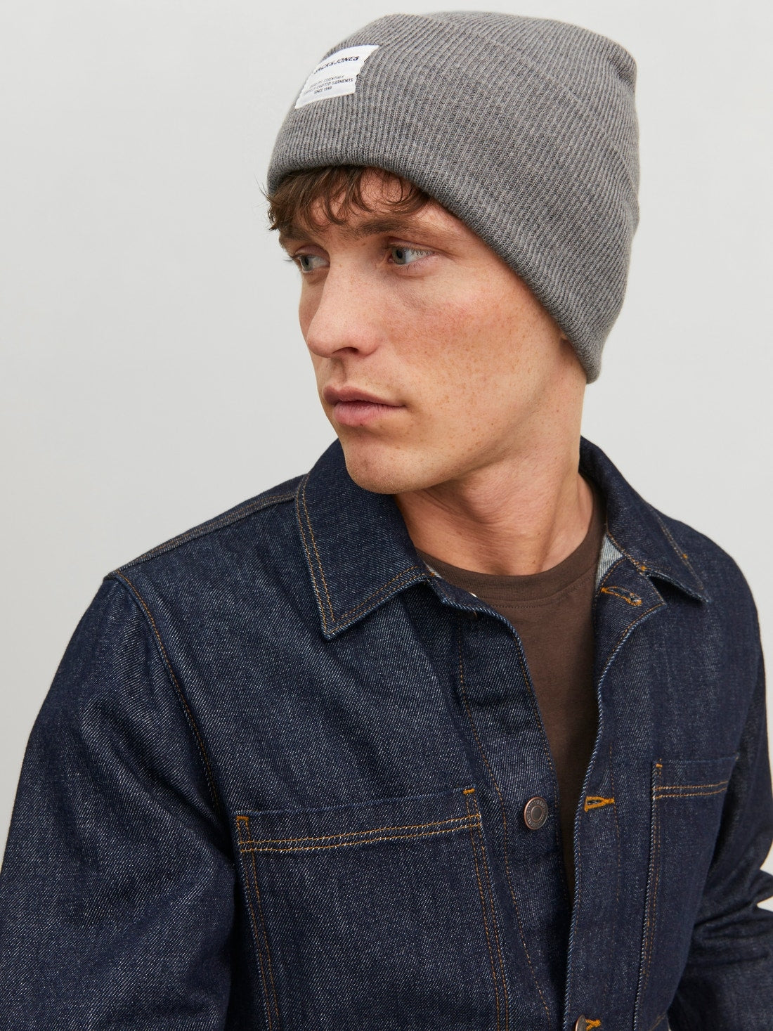 12150627/Grey Melange JACK AND JONES