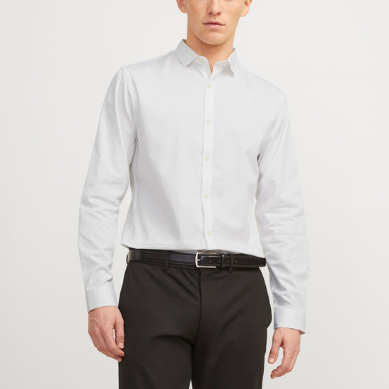 12201905/White SLIM FIT JACK AND JONES
