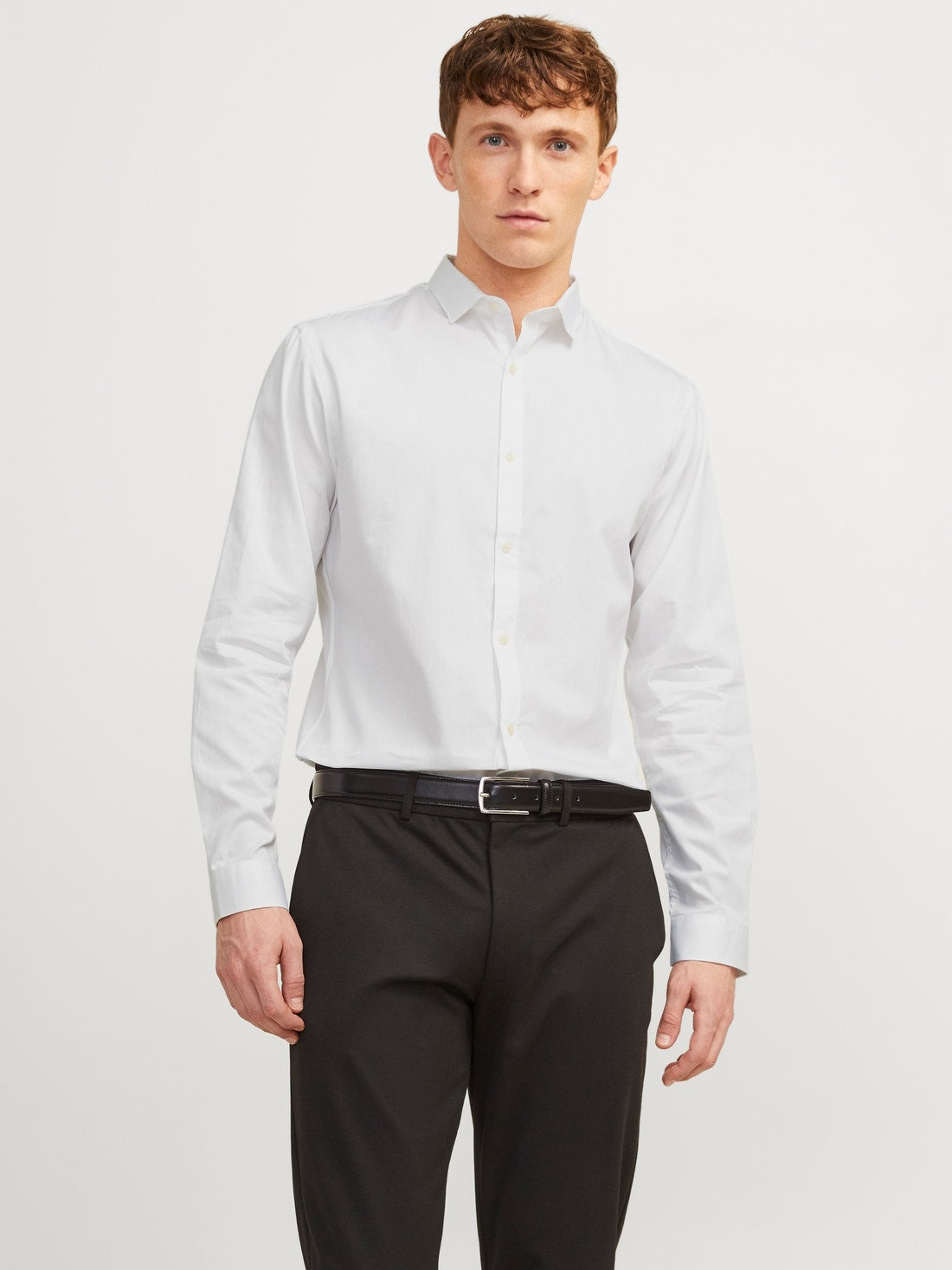 12201905/White SLIM FIT JACK AND JONES