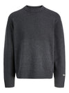 12282728/Dark Grey Melange JACK AND JONES