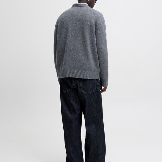 12282728/Dark Grey Melange JACK AND JONES