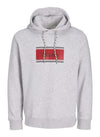 12298423/White Melange JACK AND JONES