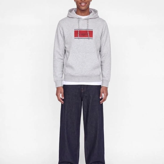 12298423/White Melange JACK AND JONES