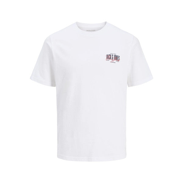 12298488/Bright White Small print JACK AND JONES