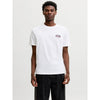 12298488/Bright White Small print JACK AND JONES