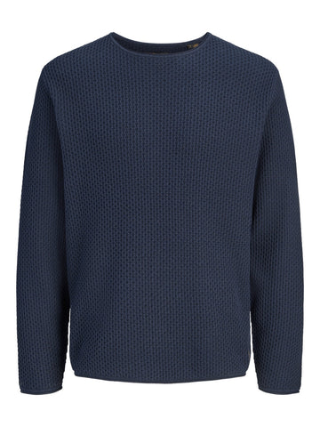 12304253/Dark Navy Twist JACK AND JONES