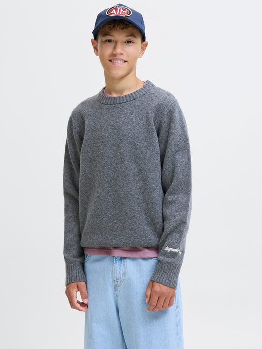 12283346/Dark Grey Melange JACK JONES KIDS