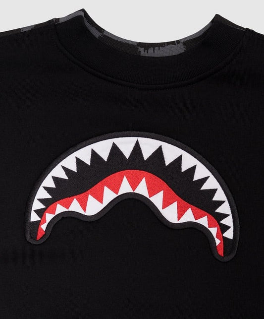 TURN AROUND PERFECT<BR/>CREWNECK BLACK 