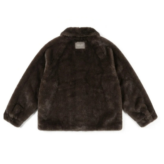 GIACCA DONNA REVERSIBILE IN TESSUTO EFF.PELUCHE 
