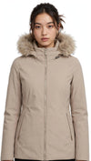 GIUBBINO DONNA A TRAPEZIO IN SOFTSHELL 