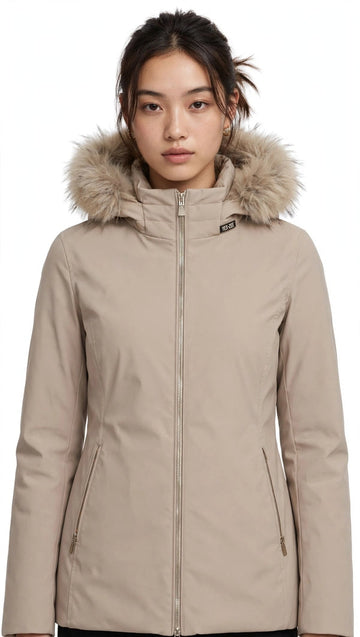 GIUBBINO DONNA A TRAPEZIO IN SOFTSHELL 