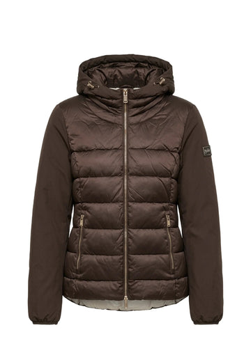 GIUBBINO DONNA TRAPUNTATO CON FINTO GILET STAC. 