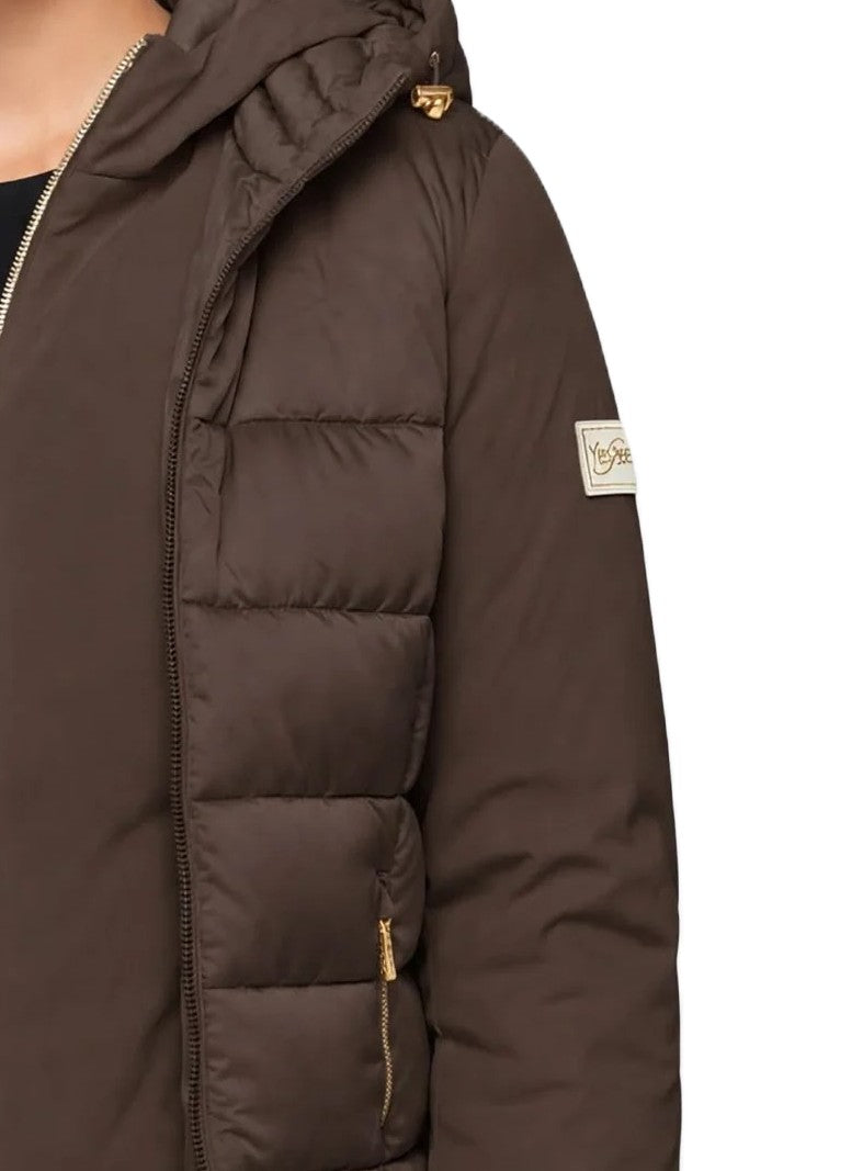 GIUBBINO DONNA TRAPUNTATO CON FINTO GILET STAC. 