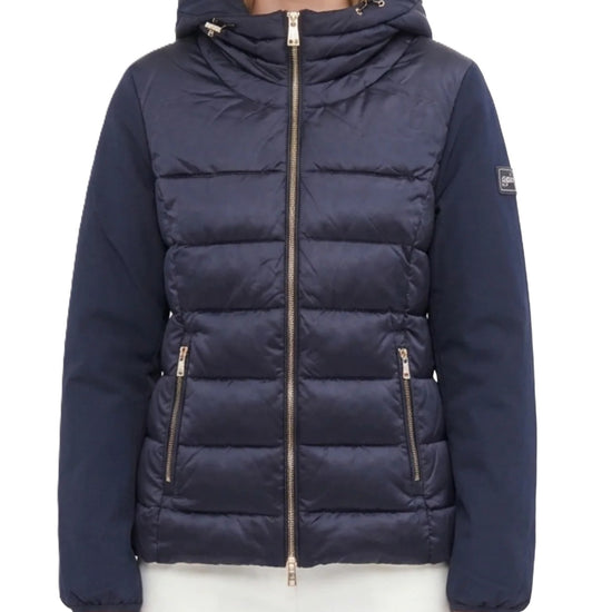 GIUBBINO DONNA TRAPUNTATO CON FINTO GILET STAC. 