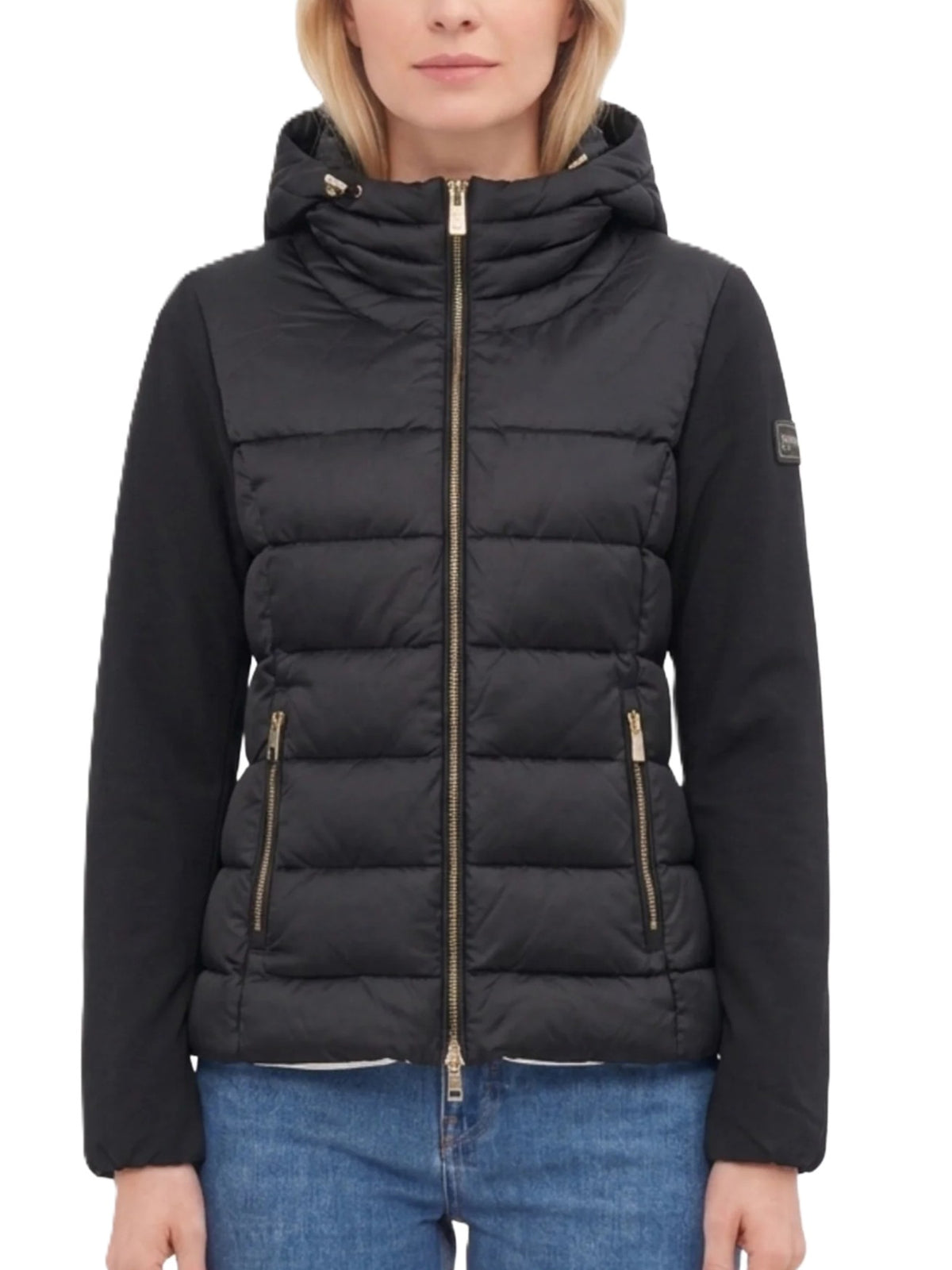 GIUBBINO DONNA TRAPUNTATO CON FINTO GILET STAC. 