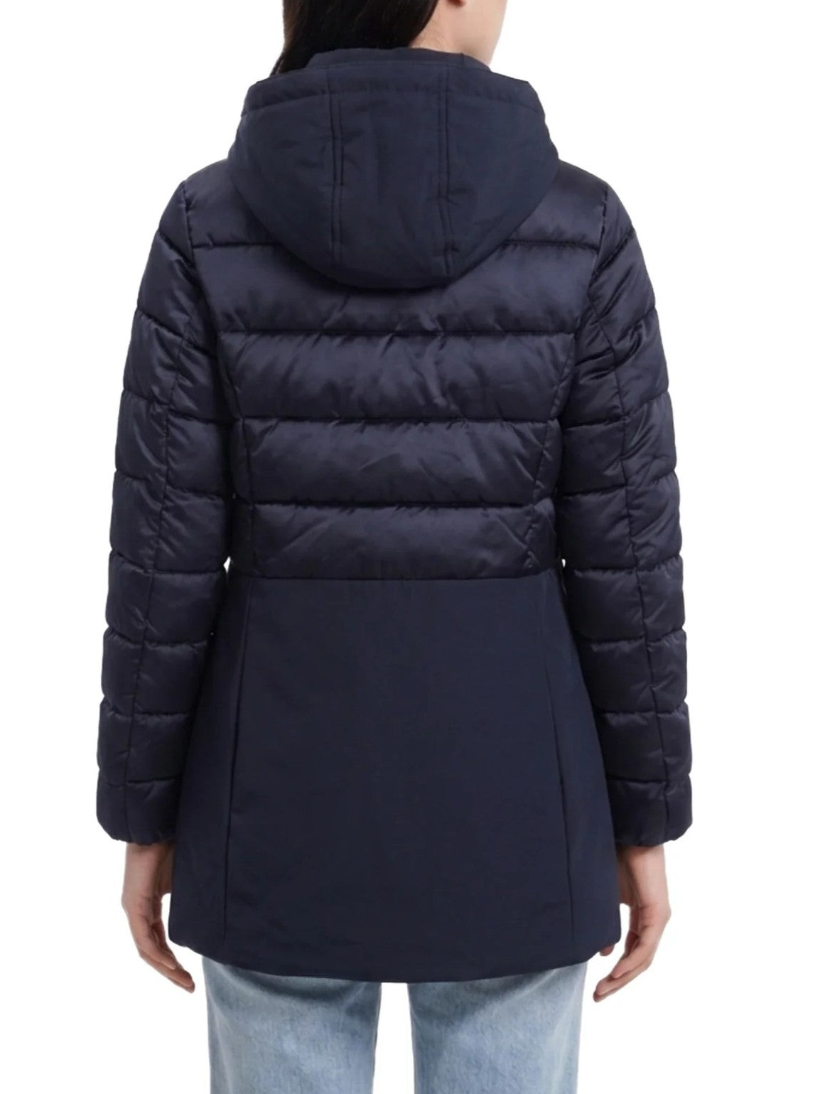 CAPPOTTO DONNA TRAPUNTATO CON FINTO GILET STAC. 