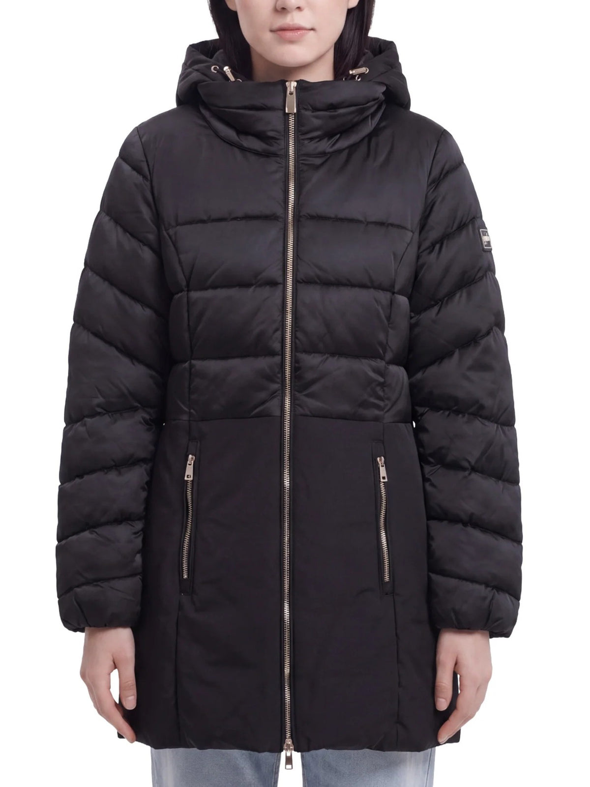 CAPPOTTO DONNA TRAPUNTATO CON FINTO GILET STAC. 