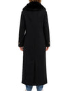 CAPPOTTO DONNA LINEA DIRITTA, COLLO STACCABILE 