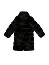 CAPPOTTO DONNA IN TESSUTO EFFETTO PELUCHE 