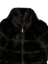 CAPPOTTO DONNA IN TESSUTO EFFETTO PELUCHE 
