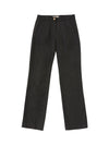 PANTALONE DONNA DIRITTO IN TESSUTO GESSATO 