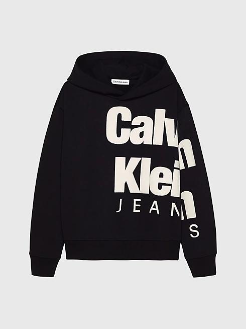 BLOWN-UP LOGO FLEECE HOODIE 