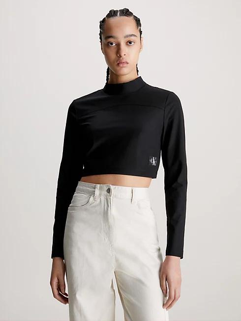 TECHNICAL KNIT MOCK 
