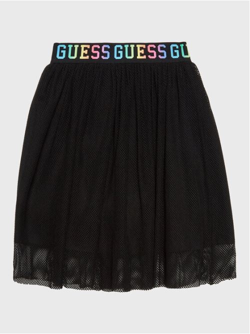 STRETCH NET MIDI SKIRT 