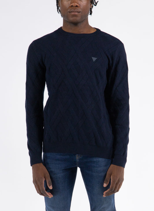 VINCE LS CN MODERN ARGYLE STIT 