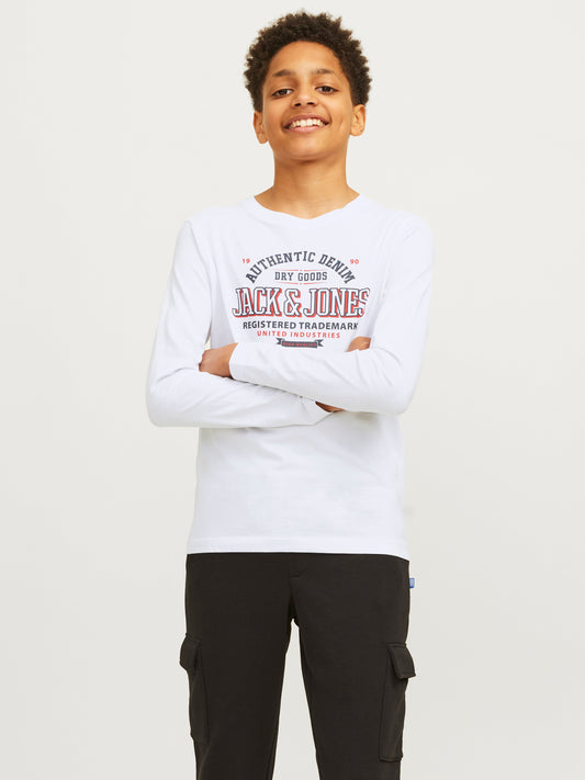12258880/White JACK JONES KIDS
