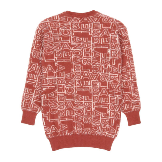 ABITO TRICOT JACQUARD LETTERING 