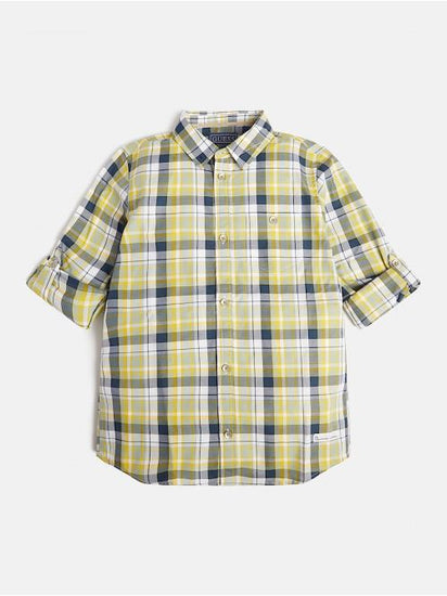 TWILL ADJ. LS SHIRT_MINIME 