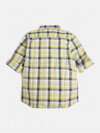 TWILL ADJ. LS SHIRT_MINIME 