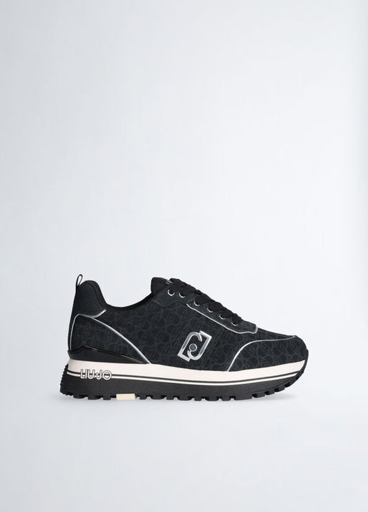 LIU JO MAXI WONDER 71 - SNEAKER PRINTED COW SUEDE 