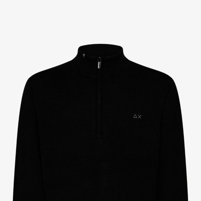 HALF ZIP SOLID 