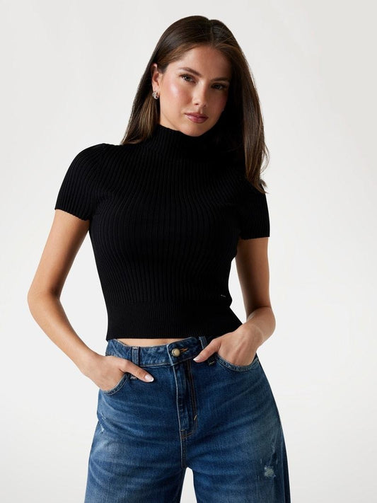 SS JAYLA MOCK NECK SWTR 