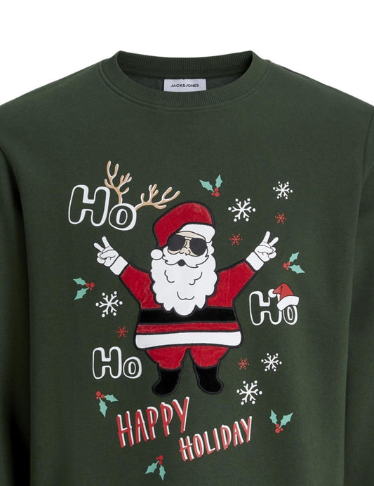 JJCHRISTMAS SWEAT CREW NECK JNR 