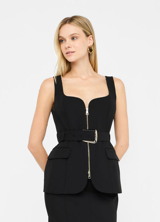 ECS GILET CINTURATO CON ZIP 