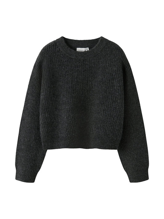 NKFHOLLY LS BOXY SHORT KNIT NOOS 